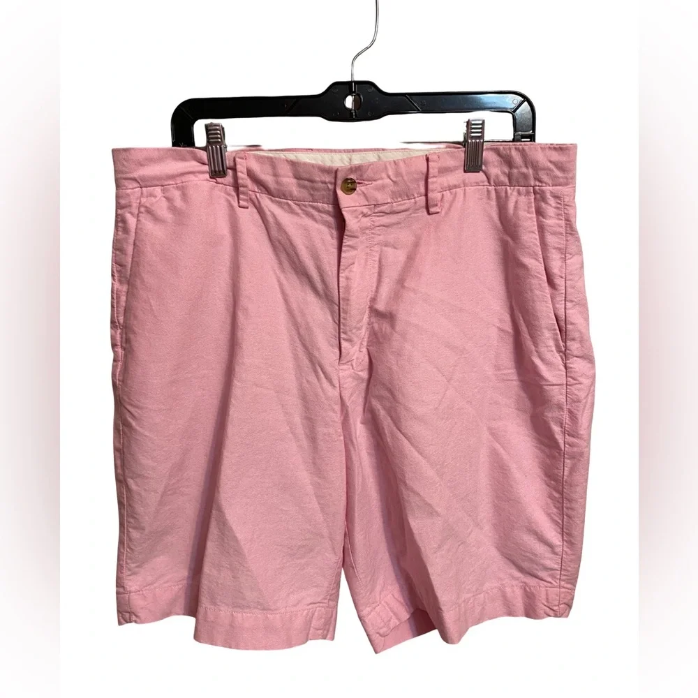 Polo Ralph Lauren Chino Shorts Men 35 Classic Fit Pink Flat Front Casual Preppy